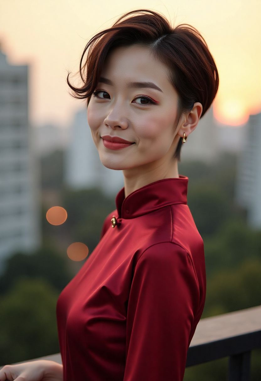 同一个动画角色在不同场景中的生成效果